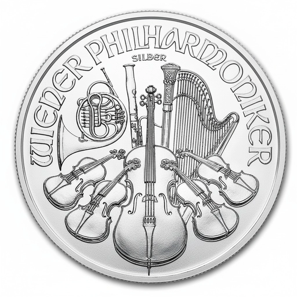 Zilveren munt Philharmoniker