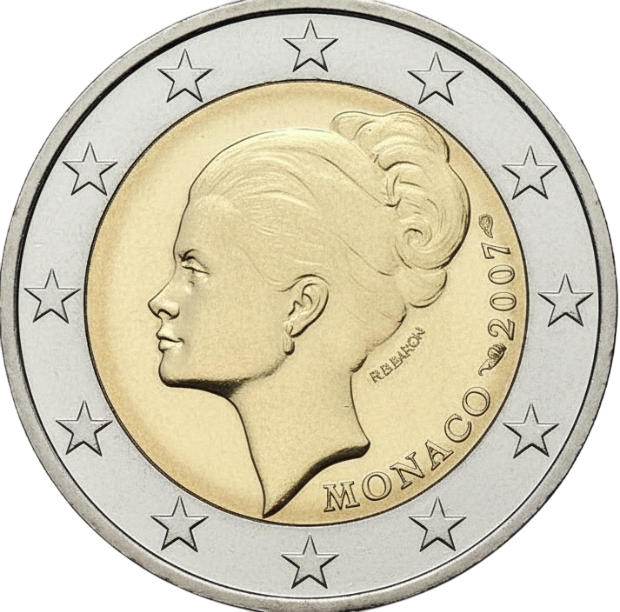 2 euro munt grace kelly