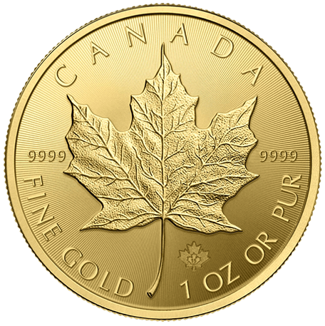Gouden munt Maple Leaf;