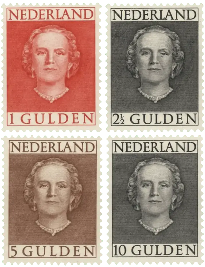 Postzegels Juliana waarde