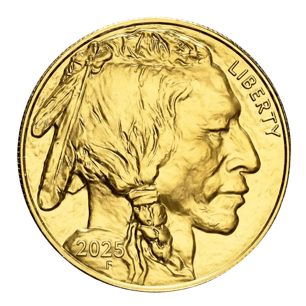 Gouden Buffalo Munt;