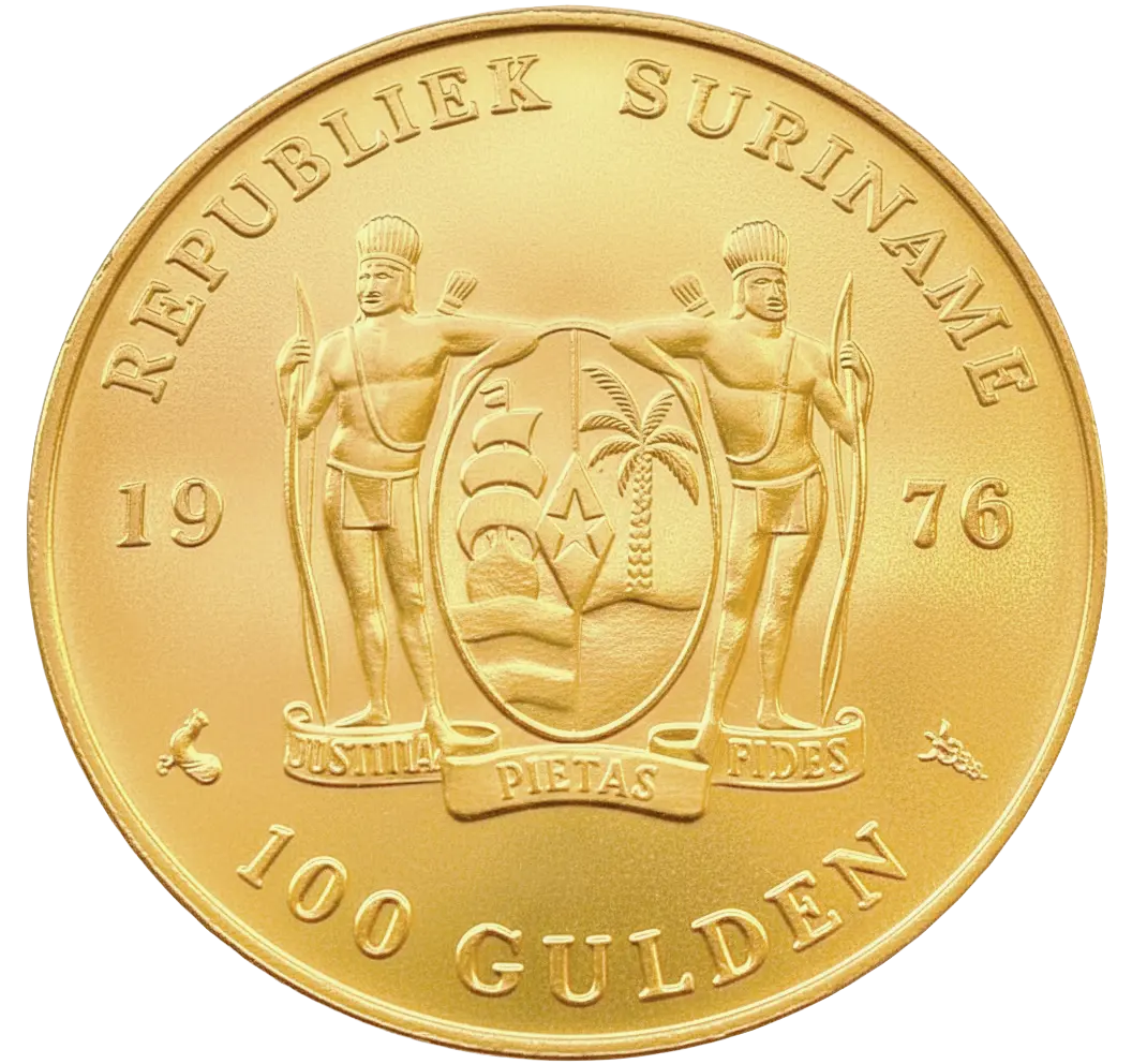 100 Gulden Suriname;